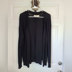 Faded Glory Woman's Long Sleeve Open Shrug, Size: XL  Color: Black